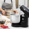 Mixers Electric Kitchen Stand Mixer med 3,5 Quart avtagbart blandningsskål i rostfritt stål