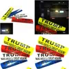 Car Stickers Trump 2024 Sticker Banner Flags U.S Presidential Election Bumper Reflective Drop Delivery Automobiles Motorcycles Exterio Otieb