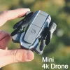 ドローンミニドローン4K HDカメラ空中空気圧力固定高さ折りたたみポケットリモートコントロール航空機おもちゃの贈り物