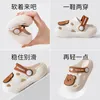 3 years Kids Summer bear Cartoon Cave Hole Sandals 2024 Garden Beach Slippers Sandals NonSlip Soft Soled Quick Drying Shoes 240418