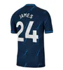 23 24 Enzo CFC Nkunku Soccer Jerseys PlayerファンCaicedo James Mudryk Gallagher N. Jackson Chukwuemeka Sterling Sterling Palmer Home 2023 2024フットボールシャツの男性キッズ