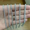 Tênis fades tibetano sólido Sier 4mm 17cm 19cm pulseira de pulseira para mulheres branquetas de entrega de gotas por atacado de jóias de partida dhsvm