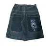 Frauen Jeans Jnco Denim Shorts Hip Hop y2k Taschenbaggy Männer Frauen Sommermode Goth Harajuku Basketball Streetblear