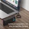 Chargers Baseus 65W Power Bank 30000mAh USB C PD FAST LADER 20000 Powerbank Portable Externe Battery Charger voor MacBook Laptop Tablet