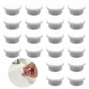 Bath Accessory Set 5/10/20PCS Wash Basin Overflow Cover Kitchen Bathroom Sink Hole Trim Plug Replacement Drain Cap Ring Covers