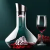 Creative Wine Decanter 1500ml Built-in Iceberg Lead-free Crystal Luxury High-end Home Red Divider Pot 240419