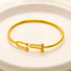 Designer T Lock Armband Luxe für Frauen in Gold mit hoher Qualitätsgebühr 937