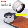 Lens Kase Universal 17mm trådgränssnitt Telefon Makrolins för Huawei Apple iPhone Xiaomi vivo Oppo Master Level 100 Macro Pro Lens
