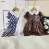 Moda bebek etek renkli desen baskı prenses elbise boyutu 90-140 cm çocuk tasarımcı kıyafetleri yazlar parti kızları 24 açıklama