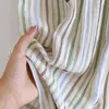 家庭用衣料ガーゼコットン女性睡眠服の夏の女性パジャマ3ピースセットベッドルーム半袖ロングパンツショーツウーマンPJS