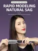 Raktare Kemei Professionellt hår rätare med LCD -skärm platt järn negativ jon infraröd hår rakt järnhårvård för kvinna