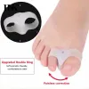 Tratamiento 2 PCS Silicona Gel Corrector Corrector Bunión Potón Toe Hallux Valgus Protector Separador Dipsulador de fijación de cuidado de los dedos Herramienta de cuidado del pie