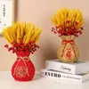 Vazo Çin fu çiçek vazo reçine pot romantik yemek yemek masa dekorasyon damlası