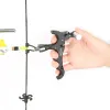 Arrow 4 Finger Compound Bow Release Thumb Automatisk trigger 360 ° Rotation vänster/höger hand utomhus bågskytte skytte jakt tillbehör