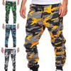 Pantalon pour hommes décontractés hommes colorés accrocheurs sportifs camouflage pantalon pantalon cargo