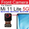 ケーブルXiaomi Mi 11 LITE 4G 5Gスモールファーシングフロントバックメインカメラフレックスケーブルスペアパーツ用ケーブルリアフロントセルフィーカメラモジュール
