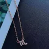 Hangers modieuze romantische unieke unieke schorpioen Zodiac kettingbescherming klassieke roségouden sieraden voor vriendin verjaardagscadeau