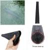 Accessoires 2pcs Schwarzer Fischnetz Käfig Fischnettungsflosse Aal Loach Trap Angeltopf Langlebige Plastikbehälter Schlammkäfig Behälter Fischereifallen