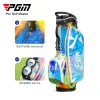 Väskor PGM Club Bag Golf Sports Bracket Package Waterproof Kvinnor Lätt stöd Färgglad transparent 125 cm Väska Klädväska