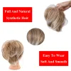 Chignon Lupu Krótki syntetyczny prosty prosty włosy chignon bun elastyczna opaska scrunchies ogon do włosów dla kobiet