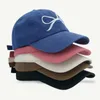 Ballkappen Korean Bow bestickte Baseballsonnenhüte für Frauen Unisex 2024 Frühlings- und Sommerreisen Sonnenschutzmittel Casual Women's Hut Gorras