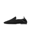 Casual Shoes Smile Circle Suede Leather Loafers Women Square Toe Slip-on Flat Simple and Soft Women's