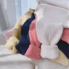 Pontaux nouveau-nés bébé fille garçon vêtements tricot en tricot chil-chouchis d'hiver Nouveaux sweats mollets de tricot en tricots