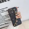 Prachtig uitstekende telefoonhoesjes iPhone 15Pro Max 14 13 12 11 Pro Max 15 13Pro Max 12 11Pro X XS 7 8 Plus Luxury Designer Leather Case