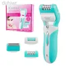 Epilator kemei 3 in 1 rechargeable lady epilator electric hair removal depilador callus dead skin remover hair shaver foot care tool d240424