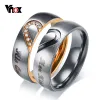 Groupes vnox son roi son reine coup couple bague de mariage ring