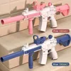 Gun Toys New M416 Water Gun Electric Pistol Shooting Toy Full автоматическая летняя пляжная игрушка для детей детские мальчики для девочек Giftl2404
