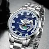 Armbandsur Nibosi Mens Watches Top Brand Luxury Wristwatch Date Simple Quartz Watch Men Sport Militär Waterproof Clock Relogio Masculino 240423