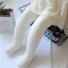 Leggings schattige babymeisjes mesh gebreide panty's lente herfst katoen hoge taille kous ademende panty voor 06 jaar peuter