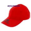 Luxushüten Modedesigner -Kappen Frauen Männer bestickt Baseball Cap Blnciaga l Sun Hut Logo verwickelt Baseballhut Red 577548 Zustand Wl