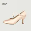 Sapatos de dança menina tênis salão de baile mulheres latina jazz moderno importado cetim resistente a desgaste BD 138 SHILA confortável
