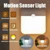 Luci notturne Sensore Body Luce LED ricaricabile wireless con mobili a sfarfallio super luminoso