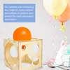 Decorazione per feste da 30 cm a palloncini in legno Sizer Balloons Cube Box Misurazione per il compleanno Baloons Arch Ghirlande Fare Ballon Strumento