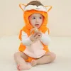 Één-stuks Michley Spring Giraffe Baby Romper Bodysuit Mouwloze pasgeboren kleding Infant Peuter kleding Romper Halloween For Girl Boy