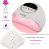320W ZON X20MAX NAIL DROYER MACHINE 72 LEDS UV LED LAMP VOOR NAILS GEL POOL Curing Manicure 10306099S Timer LCD Display 240415