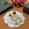 Designer Hoop Stud -oorbellen voor vrouwen Luxurys Designers Hart Gouden Earring Fashion Letter Earring sieraden met doos 2210251Z305F