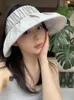 Bérets Summer Top Sun Top Sun pour femmes Wide Brim rikink UV Protection Cap Lady Outdoor Beach Sports Tennis Running Suncreen Caps