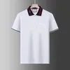 Uomini POLO Summer Cotton Designer Lettere Stampa maschile Polos maniche corte Lavoro Golf Golf Casual Thirts