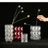 Vasen Brillante Kristallglas Vase Schreibtisch Dekoration Florale Hydrokroponik Blumentöpfe Dekorative Arrangement moderne Dekoration