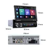 New 1din Car Radio Carplay Auto 7" IPS Retractable Screen 1 Din Android 10 Multimedia Player Universal Audio Video