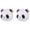 Boucles d'oreilles Jiofree Korea Style Cartoon Panda Clip sur boucles d'oreilles Boucles d'oreilles non percées Clips d'oreille Cuff pour femmes pour femmes