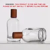 Opslagflessen 100 stcs/perceel gratis aangepast logo 100 ml glas dikke bodem cilinder parfum vrouwen spuitpompfles parfumerie container