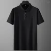 Polos masculins 8xl 7xl 6xl 2024 Silk de glace de qualité supérieure d'été