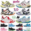 Luxus-Markenspur 3.0 Herren Designer-Kleidungsschuhe Flat Tracks Runner 3 Männer Frauen Teller-Formern Cloud White Black Pink Red 3xl Tess.S.Gomma Schuhe Trainer Bahnsteig