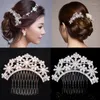 Hair Clips Crystal Pearl Combs Hairpin Tiaras Headpiece Pins Clip Hairbands Accessories Wedding Bridal Rhinestone Jewelry