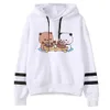 Sweats à capuche pour hommes Sweats Sweats BubU Dudu Femmes Y2K Aesthée japonaise Kawaii Swetshirts Hooded Femme Femme Graphic Tracksuit 240424